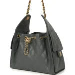 ⁦Chanel Small 25 Hobo Bag Dark Grey Caviar⁩ – תמונה ⁦5⁩