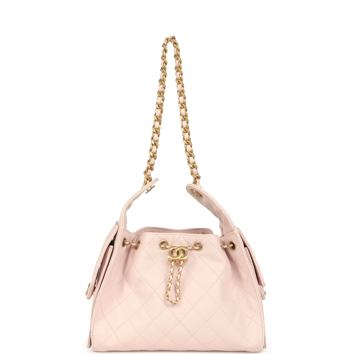 C-FN-251117-7-01 Chanel Small 25 Hobo Bag Light Pink Caviar – תמונה 1