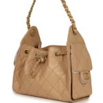 ⁦Chanel Mini 25 Hobo Bag Beige Caviar⁩ – תמונה ⁦3⁩