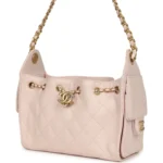 ⁦Chanel Mini 25 Hobo Bag Light Pink Caviar⁩ – תמונה ⁦5⁩