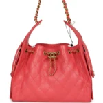 ⁦Chanel Small 25 Hobo Bag Coral Pink Caviar⁩ – תמונה ⁦10⁩