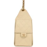 ⁦Chanel Small 25 Hobo Bag Light Beige Caviar⁩ – תמונה ⁦7⁩