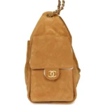 ⁦Chanel Small 25 Hobo Bag Tan Suede⁩ – תמונה ⁦5⁩