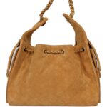 ⁦Chanel Small 25 Hobo Bag Tan Suede⁩ – תמונה ⁦4⁩