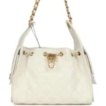 ⁦Chanel Small 25 Hobo Bag White Caviar⁩ – תמונה ⁦9⁩