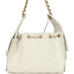 ⁦Chanel Small 25 Hobo Bag White Caviar⁩ – תמונה ⁦5⁩