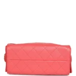 ⁦Chanel Mini 25 Hobo Bag Coral Pink Caviar⁩ – תמונה ⁦3⁩