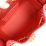 ⁦Chanel Mini 25 Hobo Bag Coral Pink Caviar⁩ – תמונה ⁦10⁩