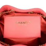 ⁦Chanel Mini 25 Hobo Bag Coral Pink Caviar⁩ – תמונה ⁦6⁩
