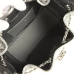 ⁦Chanel Mini 25 Hobo Bag Metallic Caviar Silver⁩ – תמונה ⁦6⁩