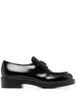 Prada Logo Plaque loafers