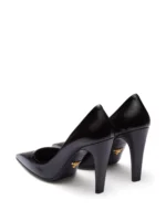 ⁦Prada Brushed-leather pumps⁩ – תמונה ⁦4⁩