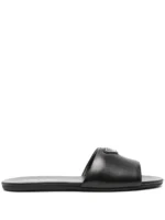 Prada Triangle Sandals leather