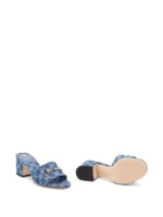 ⁦GUCCI Horsebit GG Patterned Sandals⁩ – תמונה ⁦5⁩