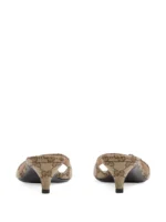 ⁦GUCCI Horsebit GG Patterned Sandals⁩ – תמונה ⁦4⁩