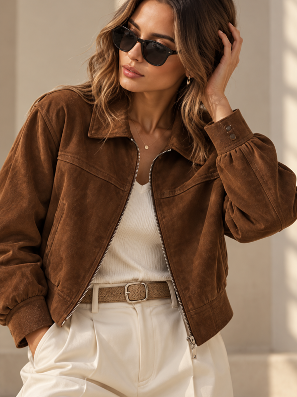 ג'קט Suede Touch