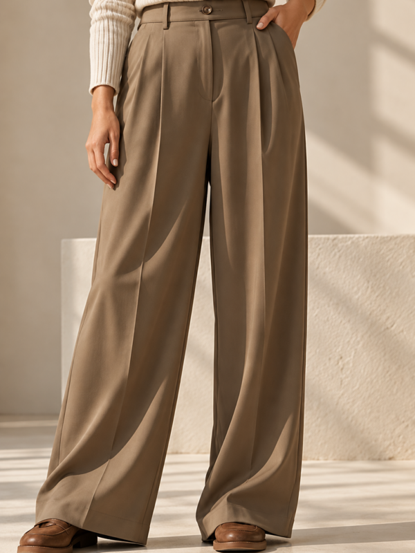 מכנס מחויט Wide Leg