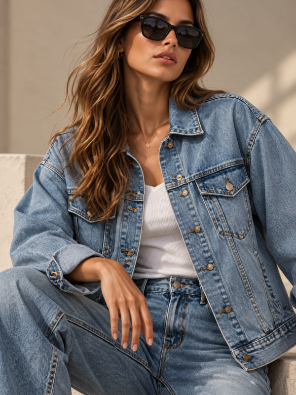 ג'קט Denim Oversize